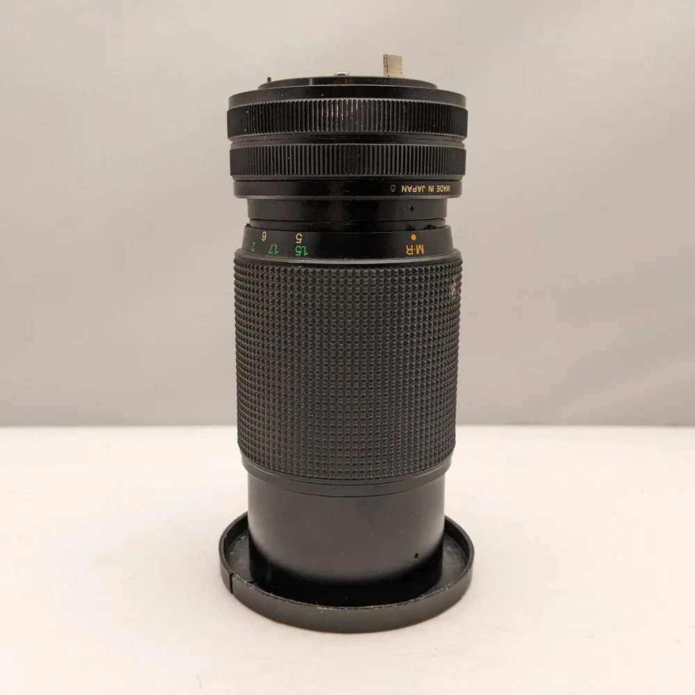 VIVITAR 80-200mm f4.5 Macro Focusing Zoom MC Lens w/ C/FD Mount # 77245177 USED
